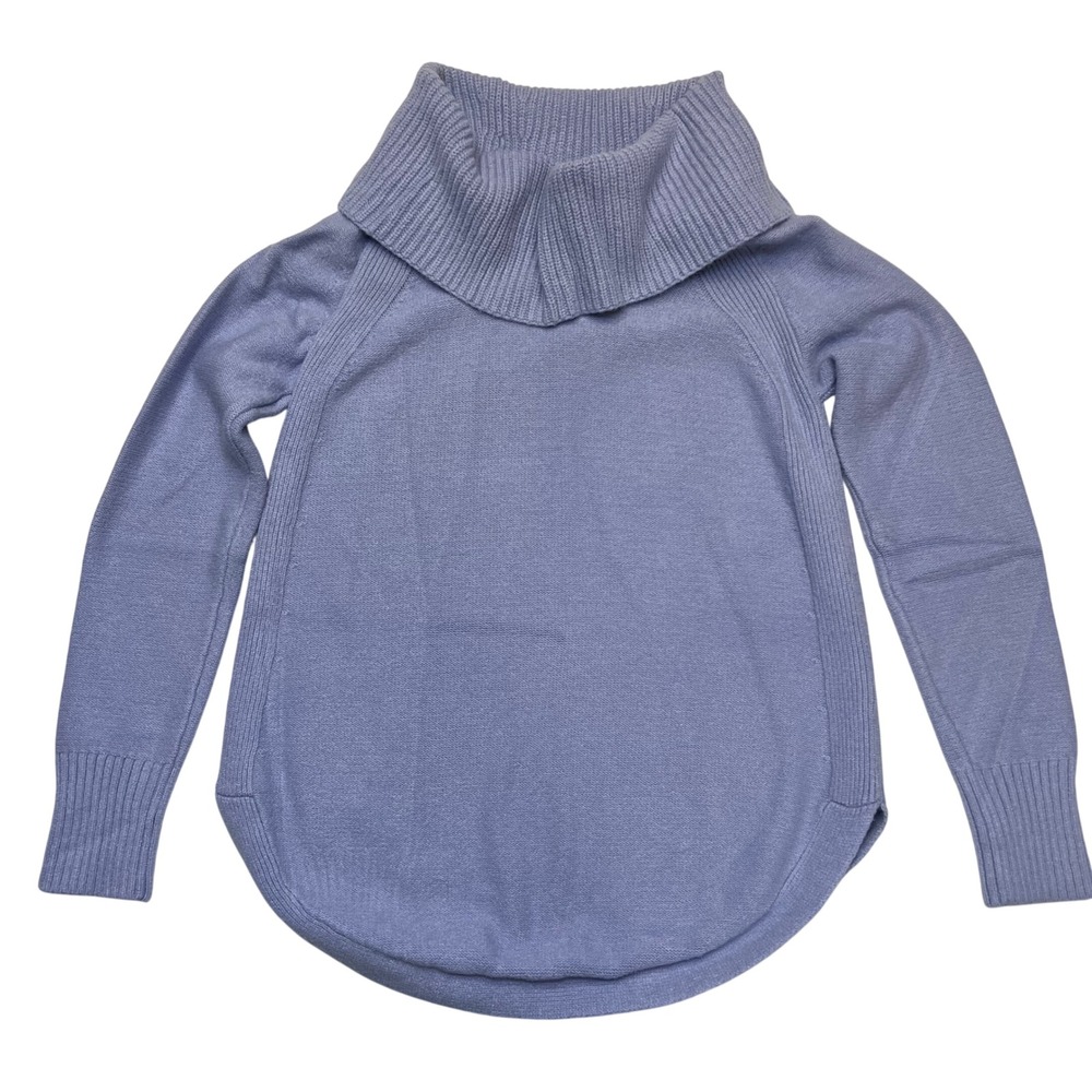 Moth Periwinkle Cowl Neck Sweater